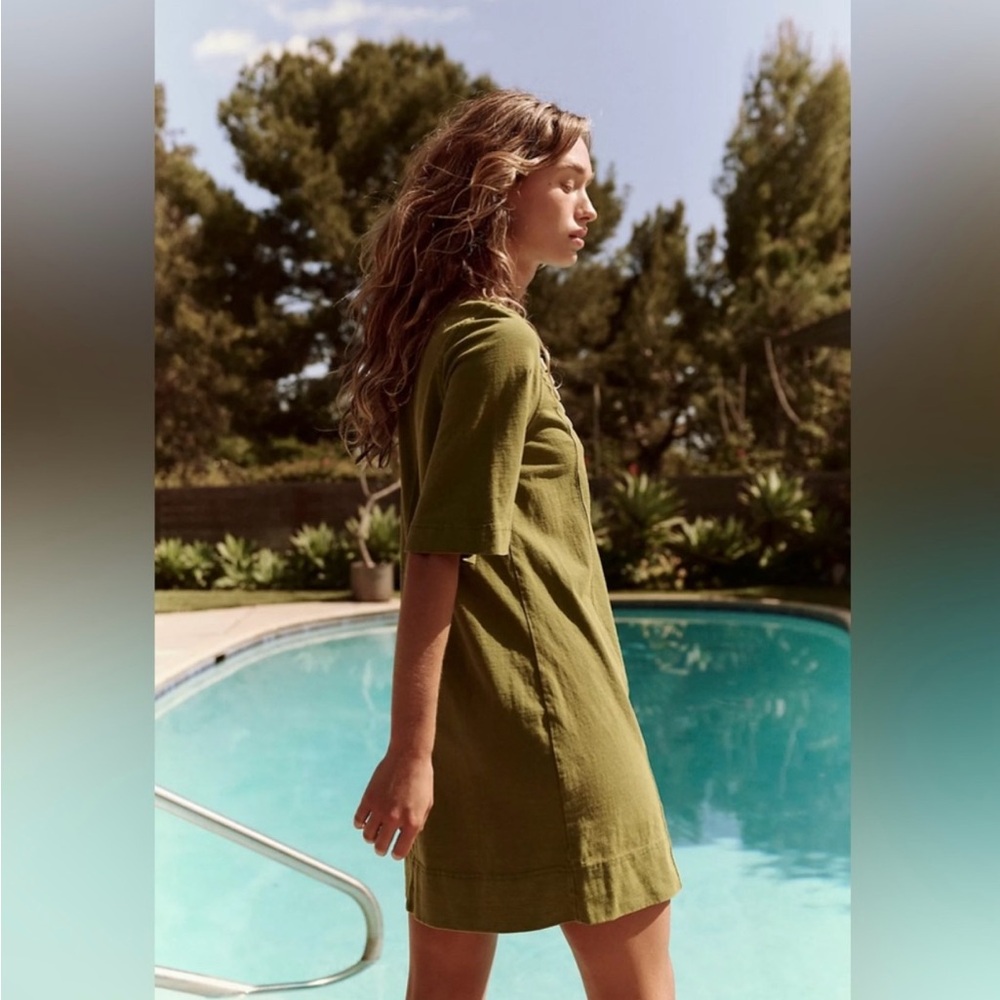 Free People FP Beach Portia Mini in Cardamon Seed XS (IR- small mended spot) New